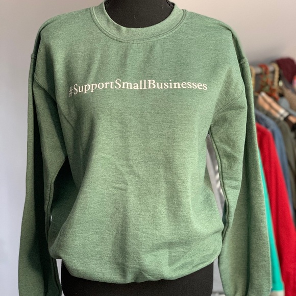Gildan Sweaters - Support small businesses sweatshirt- Small